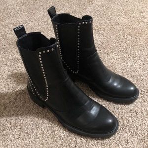 Brand new studded Zara boots